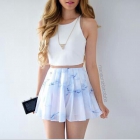 Mini skirt blue