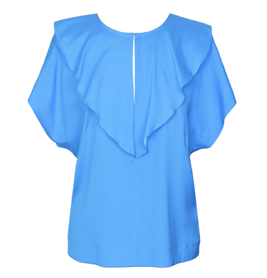 Женская блузка голубая